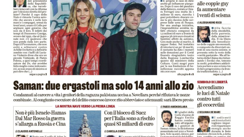 Oggi in edicola