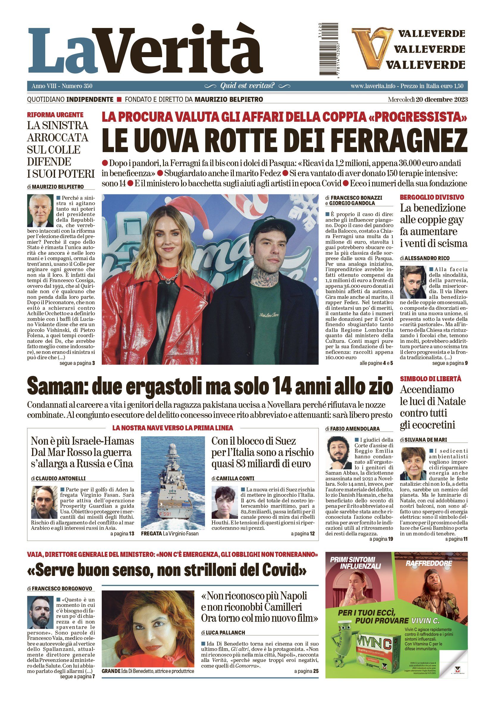 Oggi in edicola
