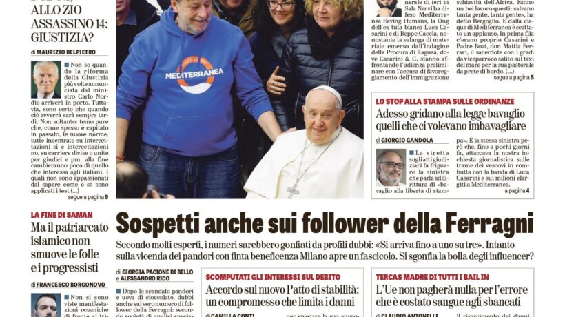 Oggi in edicola