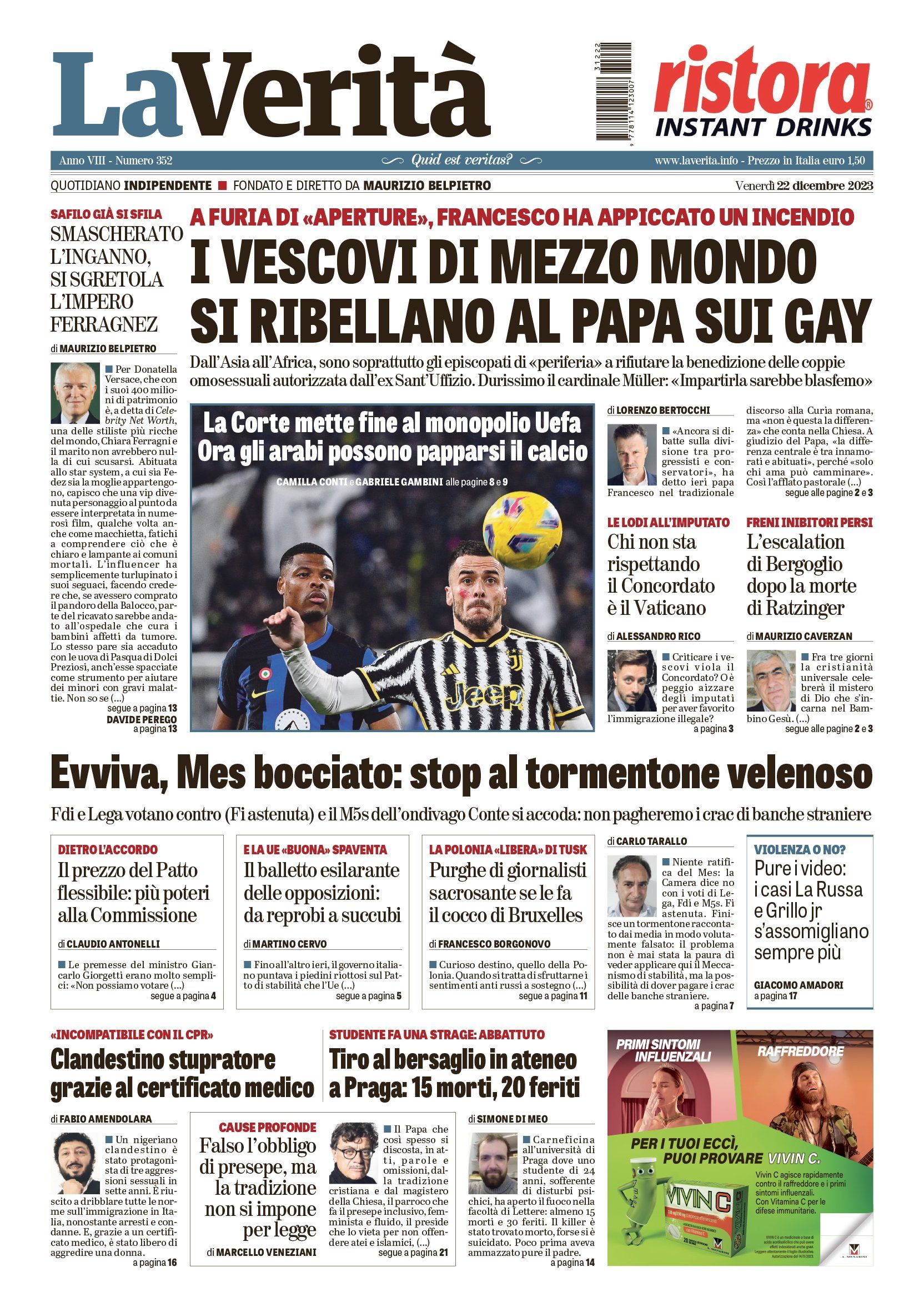 Oggi in edicola
