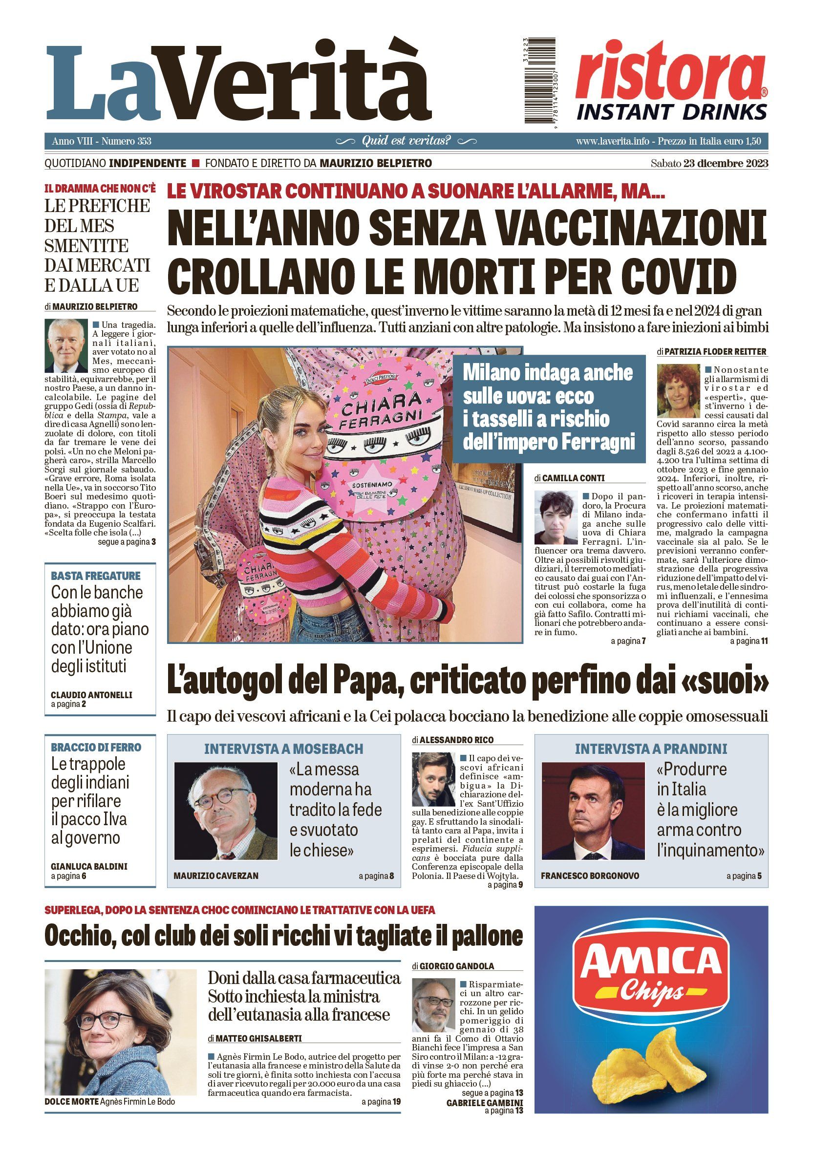 Oggi in edicola