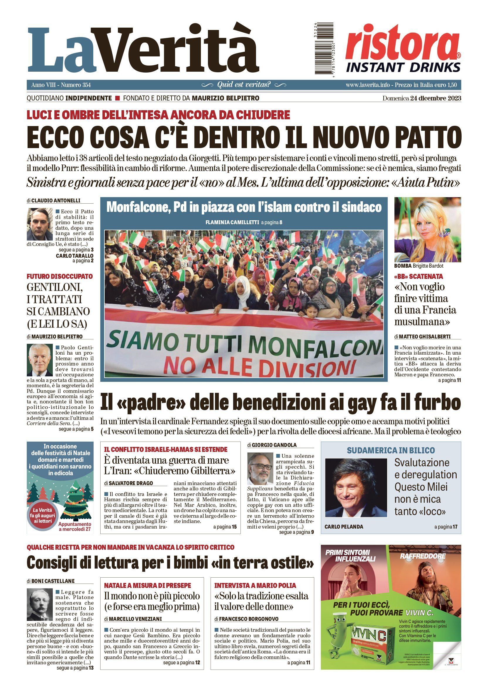 Oggi in edicola