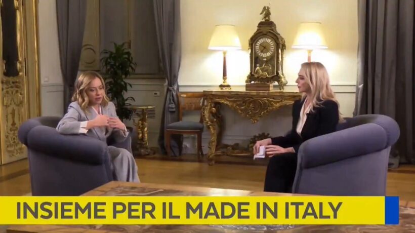 Giorgia Meloni al Tg Poste: bilancio di un anno di governo e le sfide dell’Italia