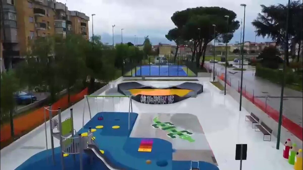 Caivano, l’area sportiva al centro del Parco Verde è realtà