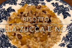 Cuciniamo insieme: risotto alla zucca e noci