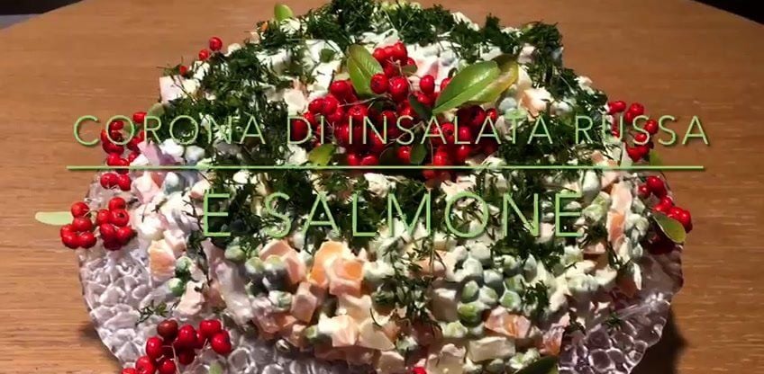 Cuciniamo insieme: corona d’insalata russa e salmone