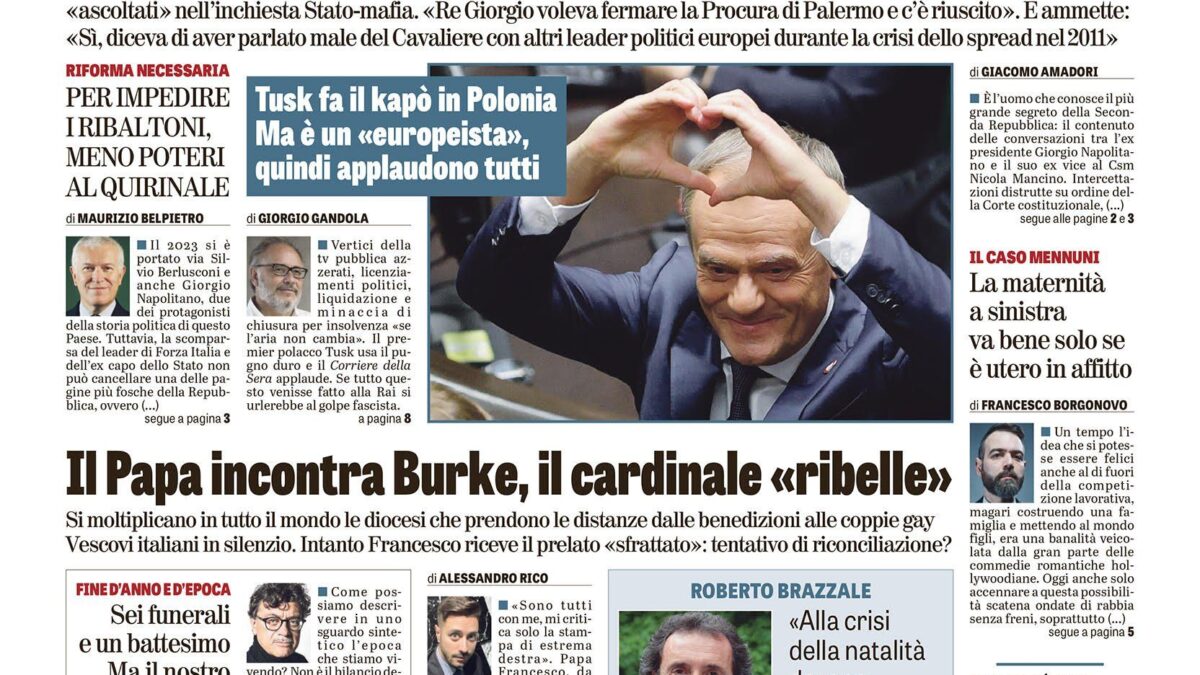 Oggi in edicola