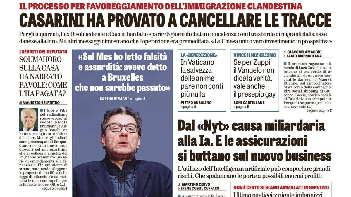 Oggi in edicola