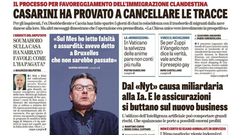 Oggi in edicola
