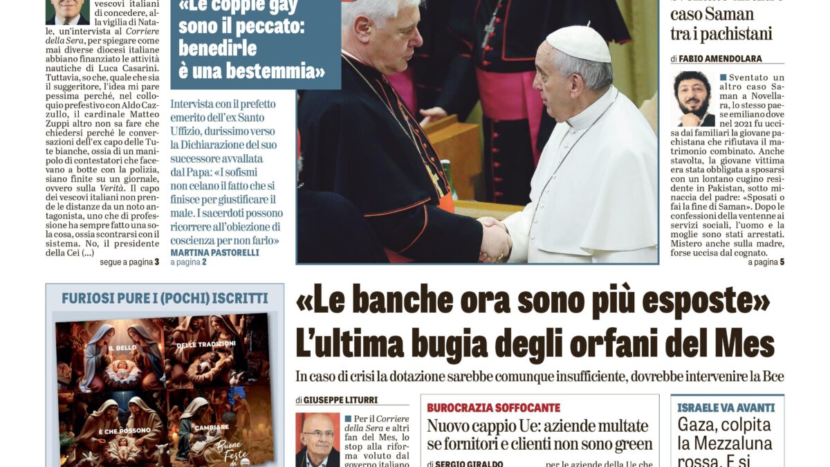 Oggi in edicola