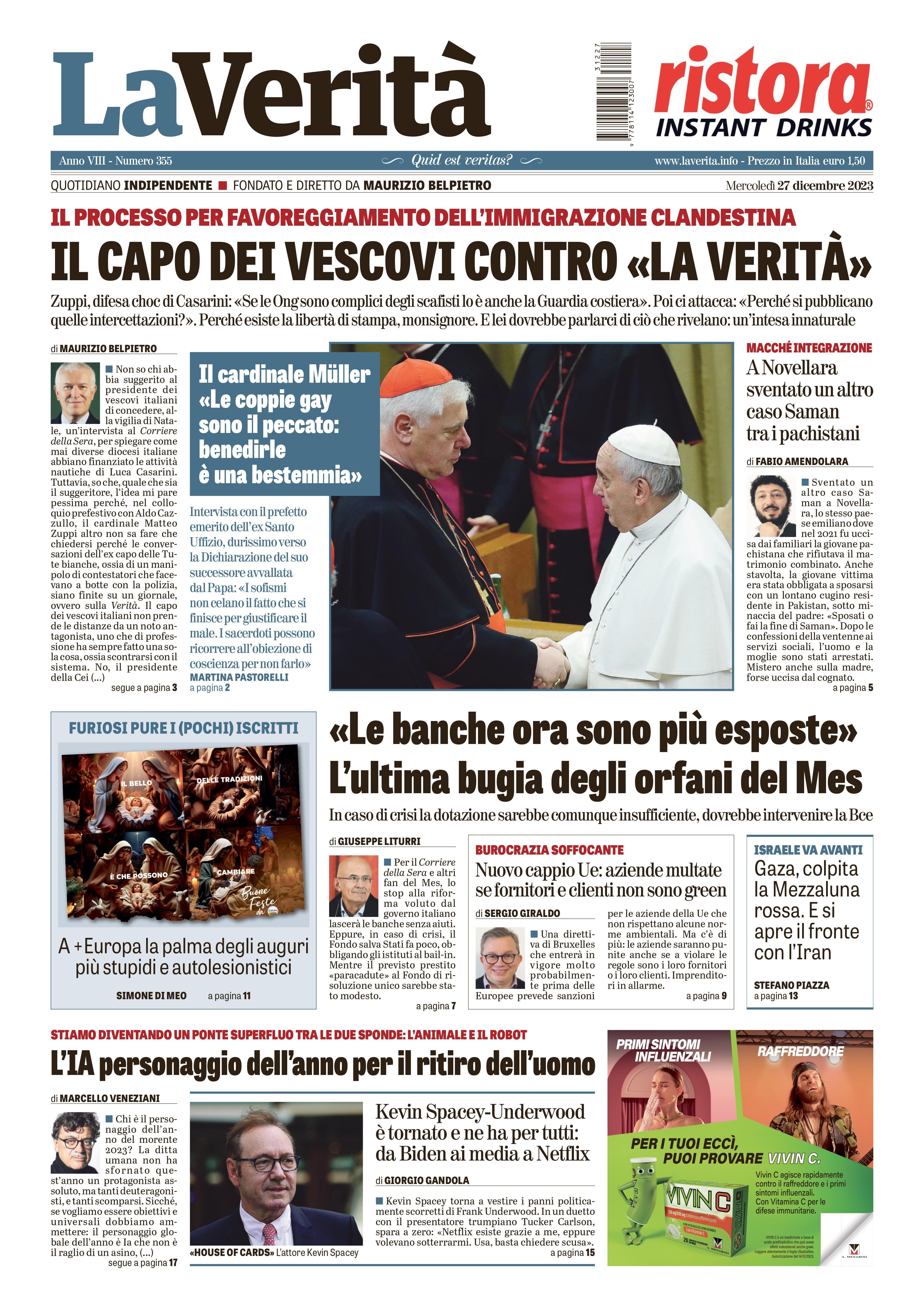 Oggi in edicola