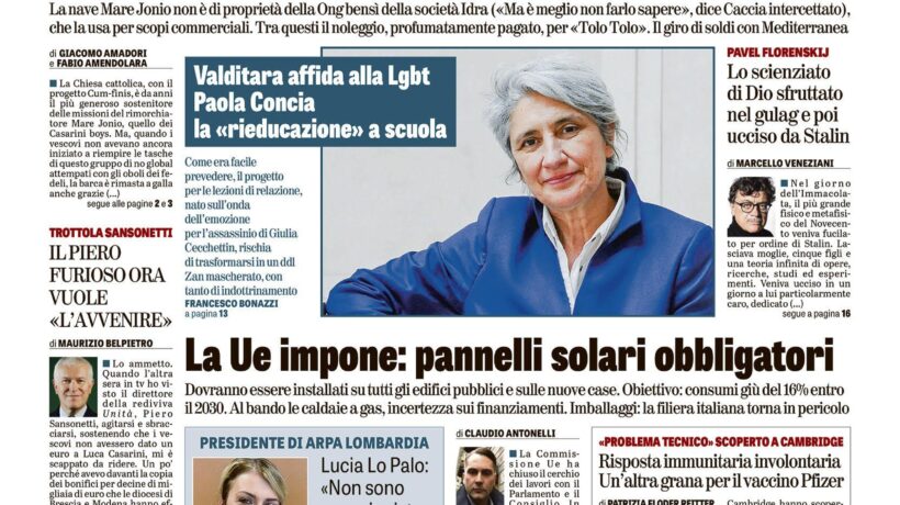 Oggi in edicola