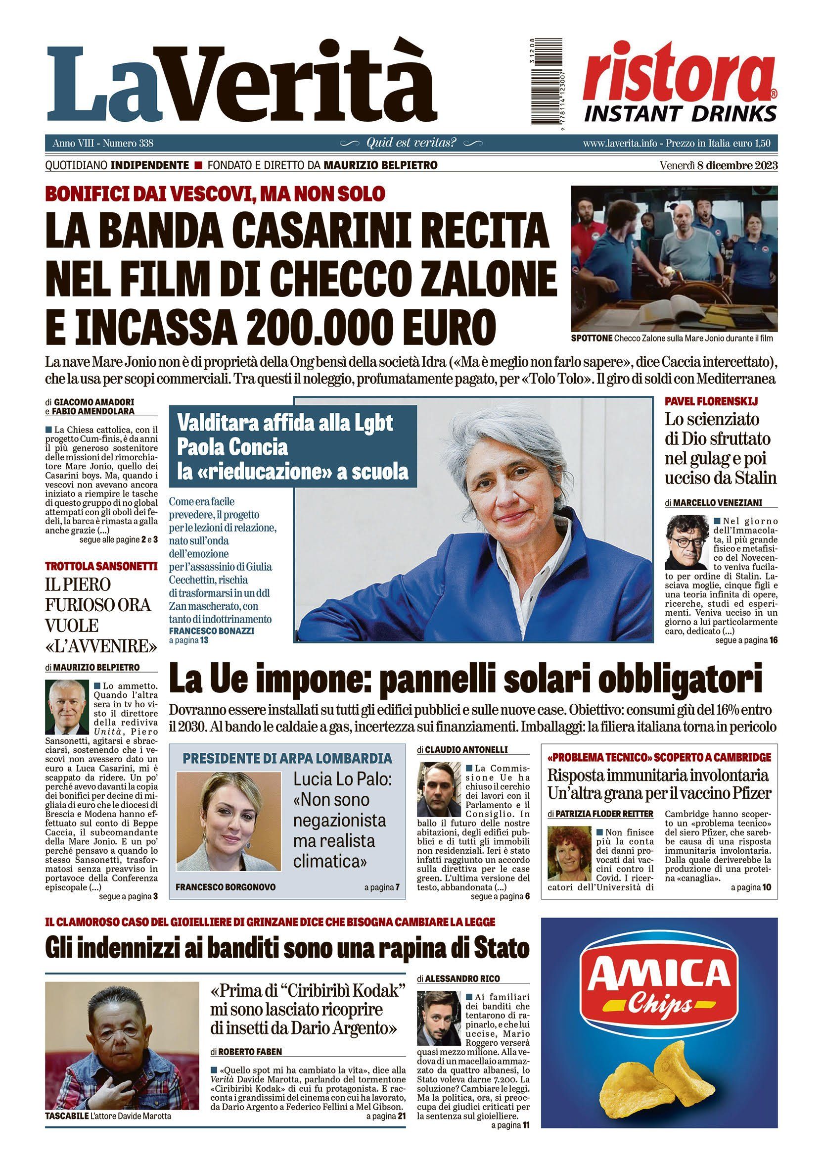 Oggi in edicola