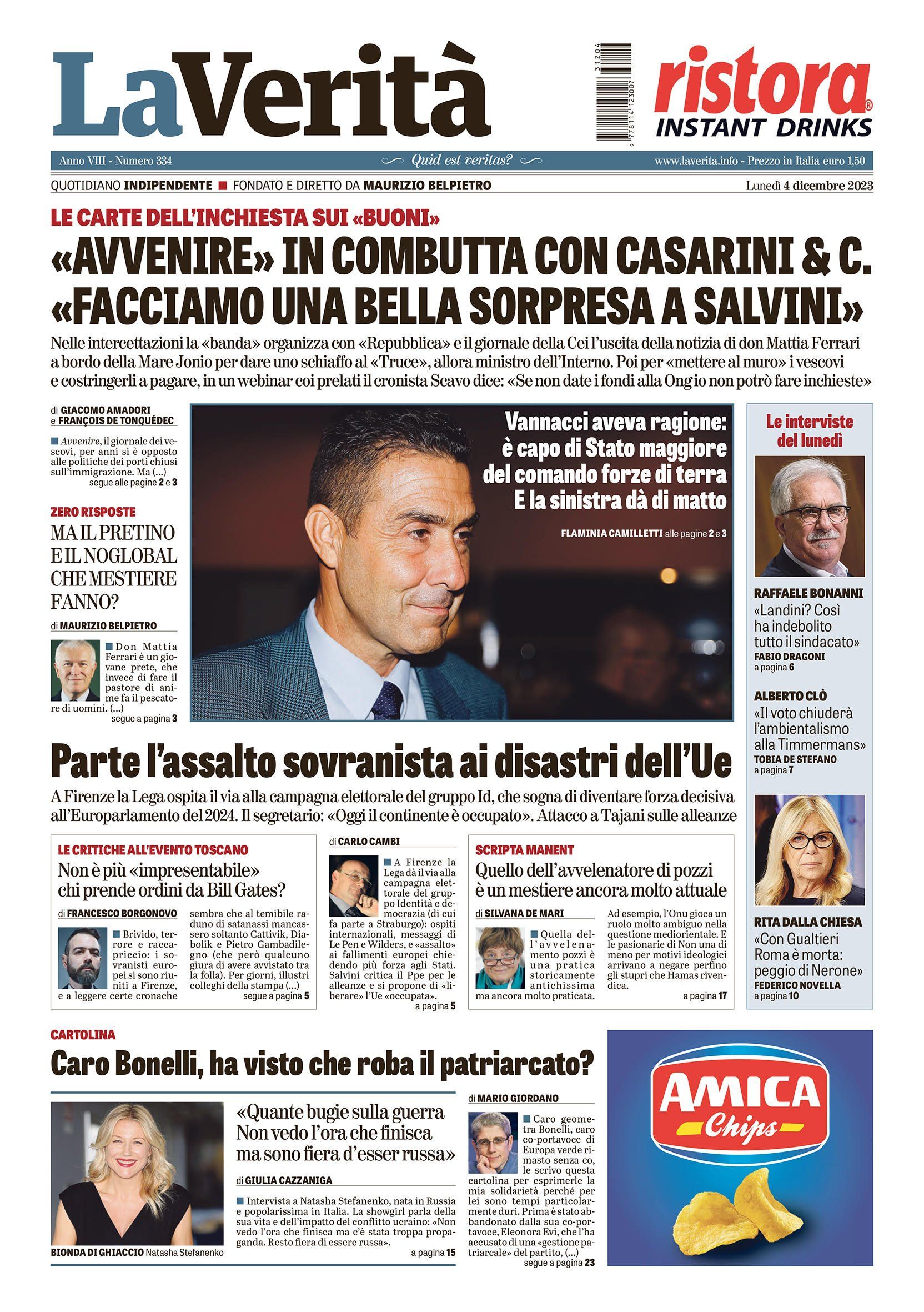 Oggi in edicola