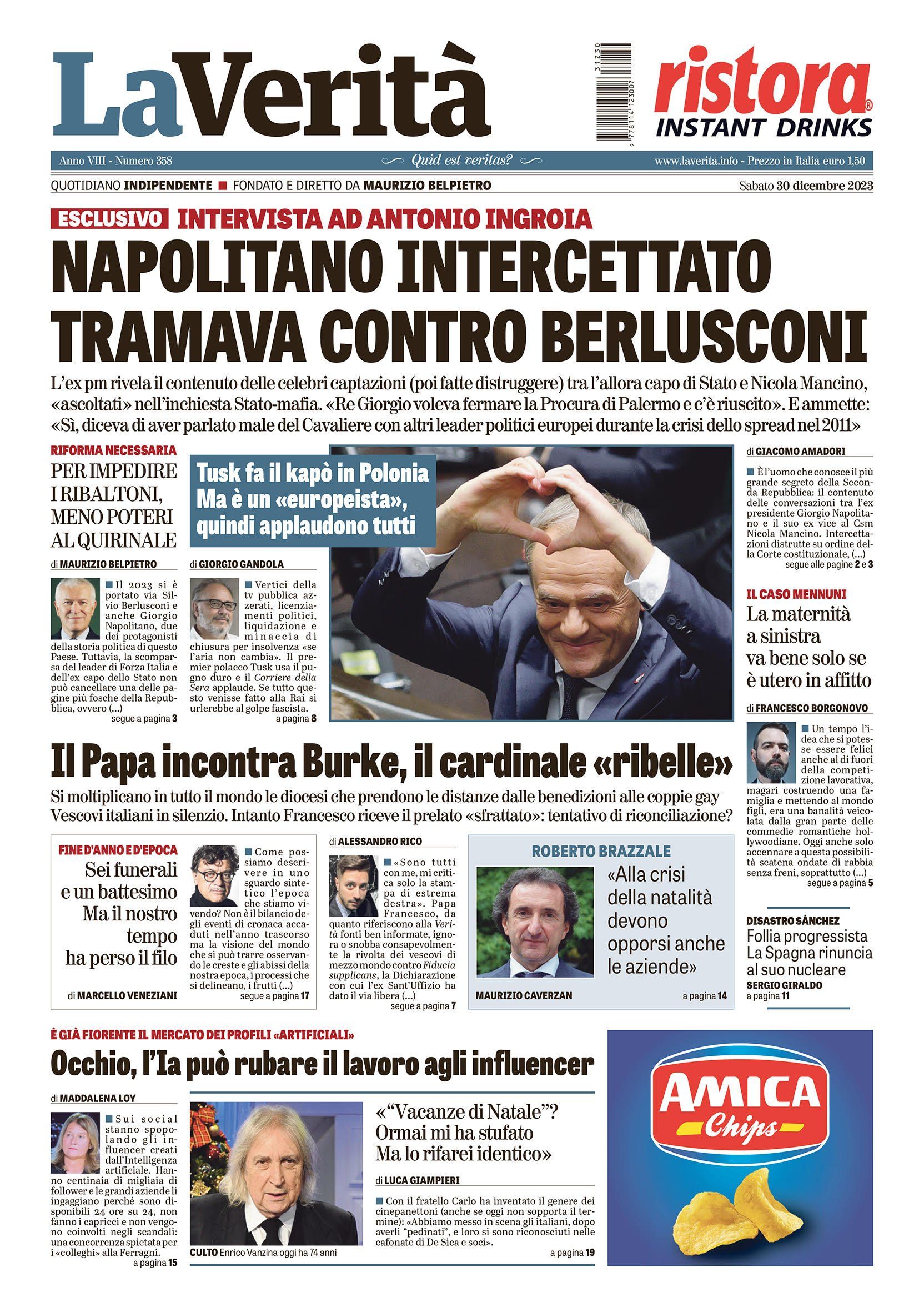 Oggi in edicola