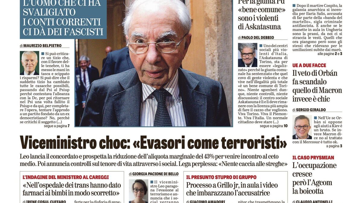 Oggi in edicola