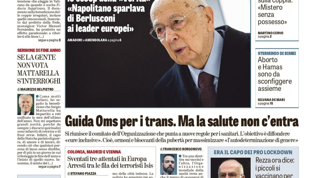 Oggi in edicola