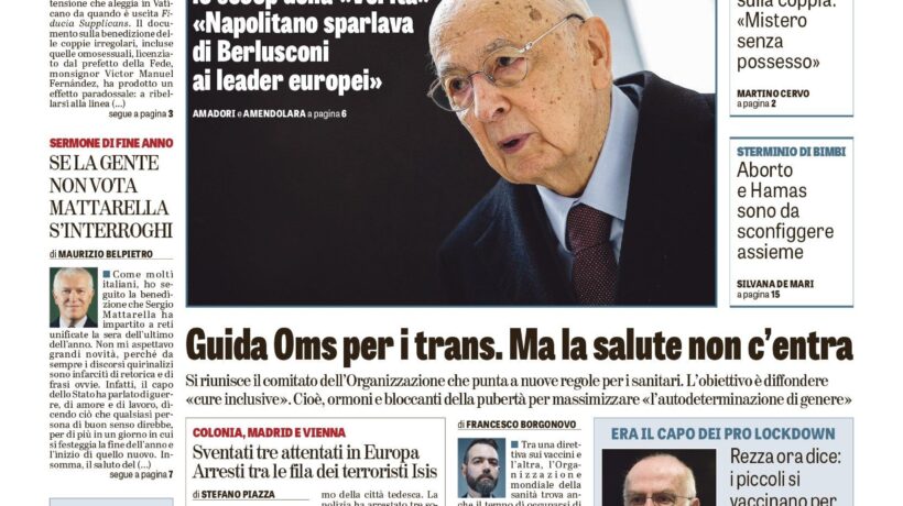 Oggi in edicola
