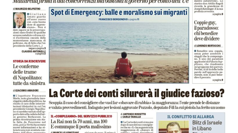 Oggi in edicola