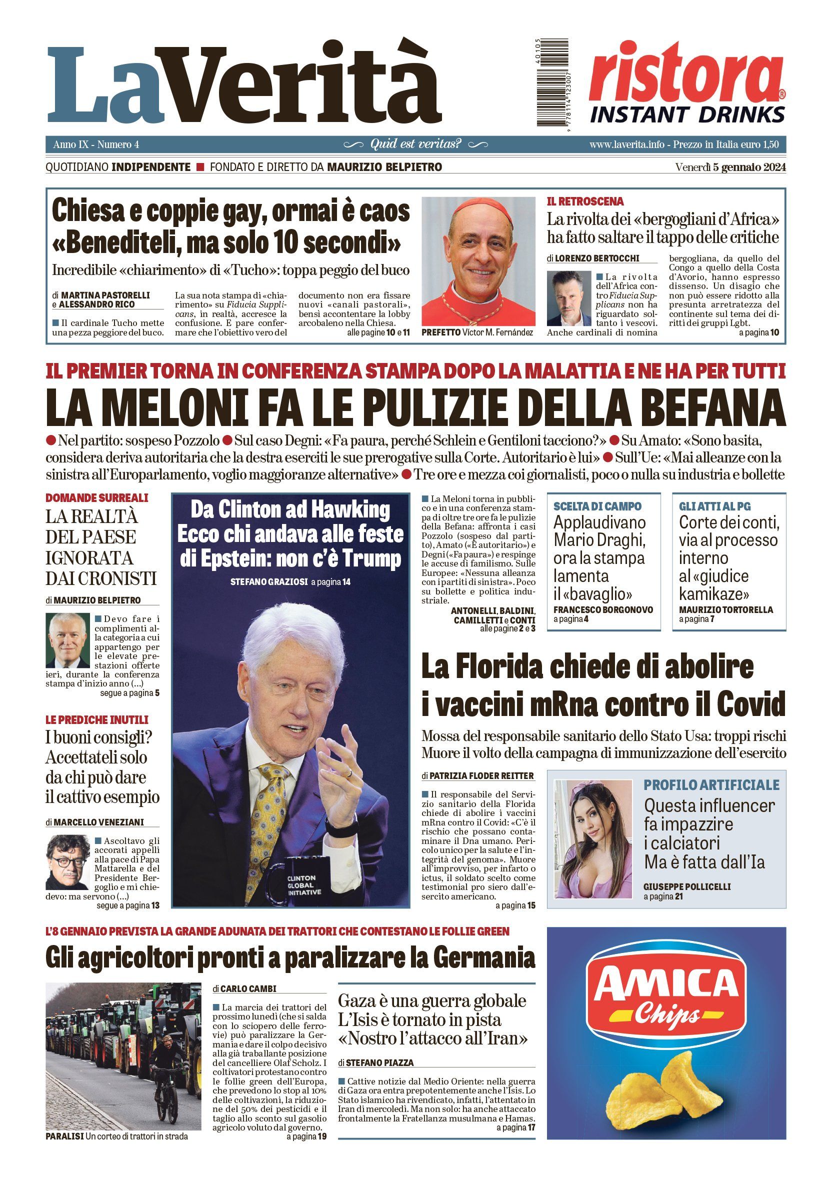Oggi in edicola