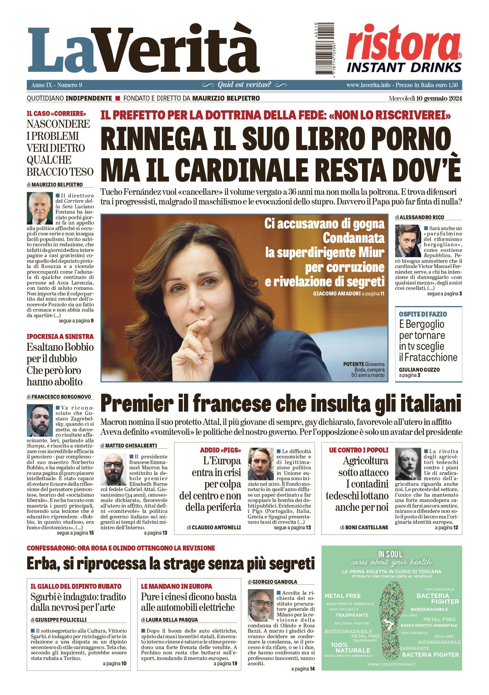 Oggi in edicola