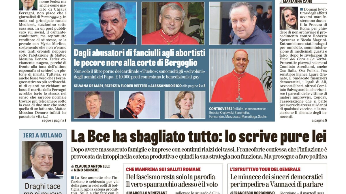 Oggi in edicola