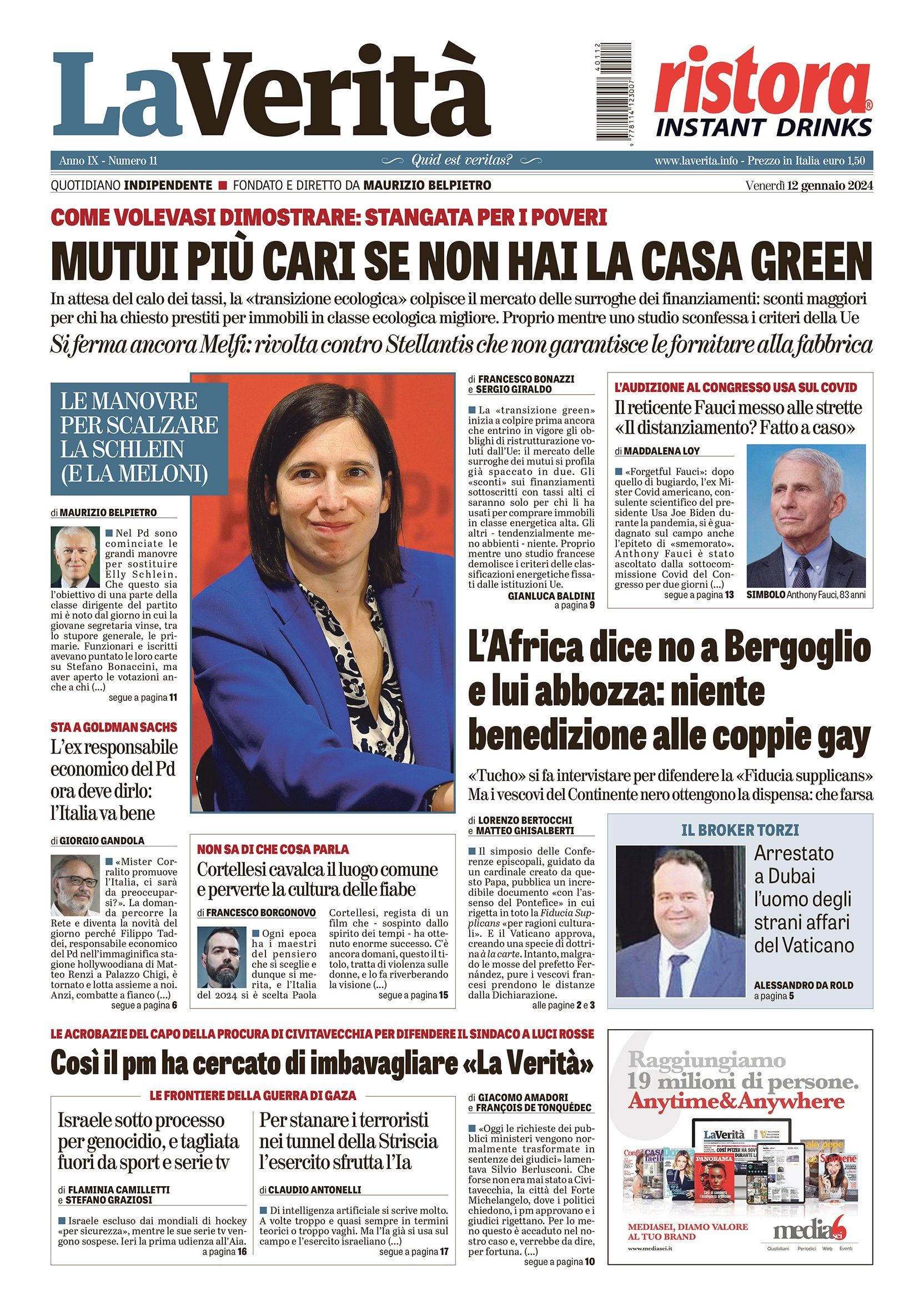 Oggi in edicola
