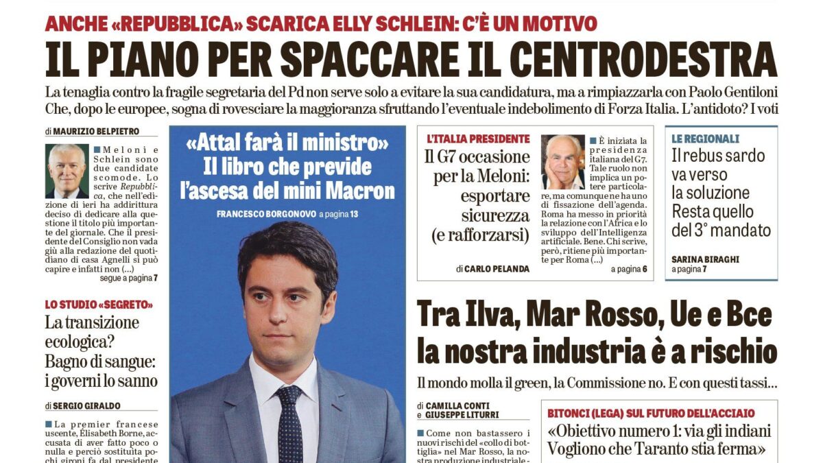 Oggi in edicola