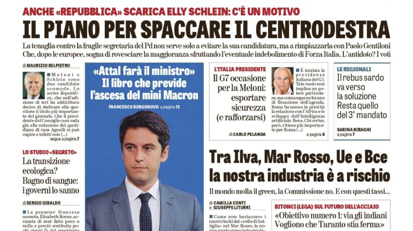 Oggi in edicola