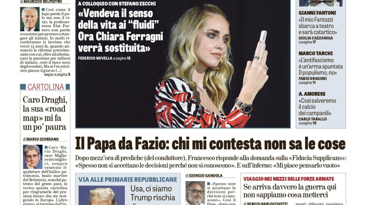 Oggi in edicola