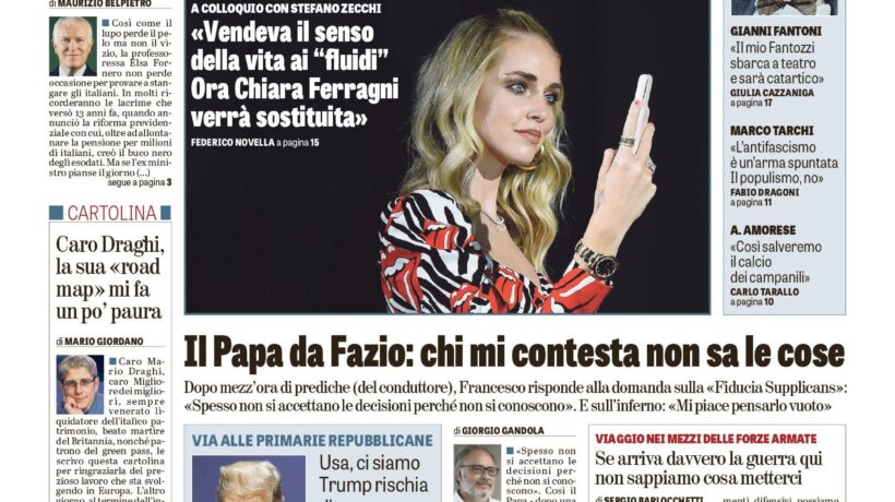 Oggi in edicola