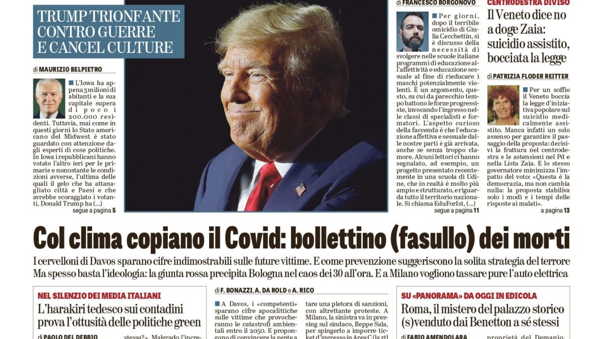 Oggi in edicola