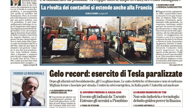 Oggi in edicola