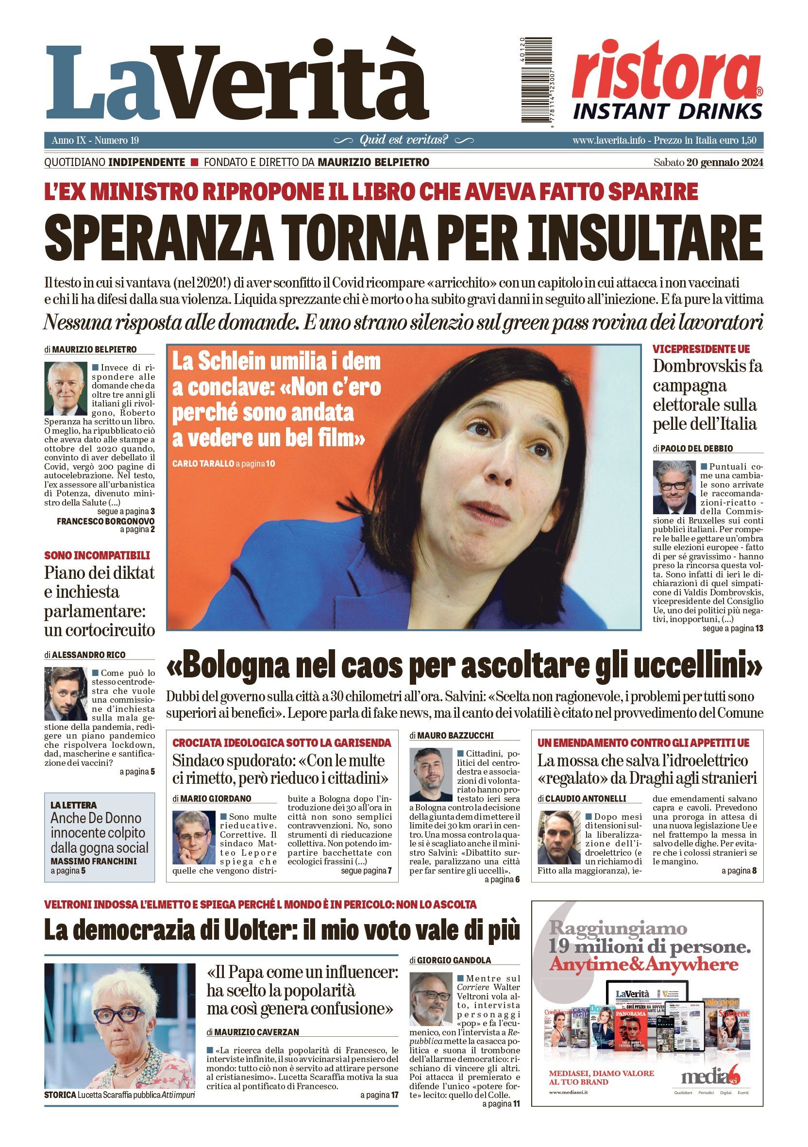 Oggi in edicola