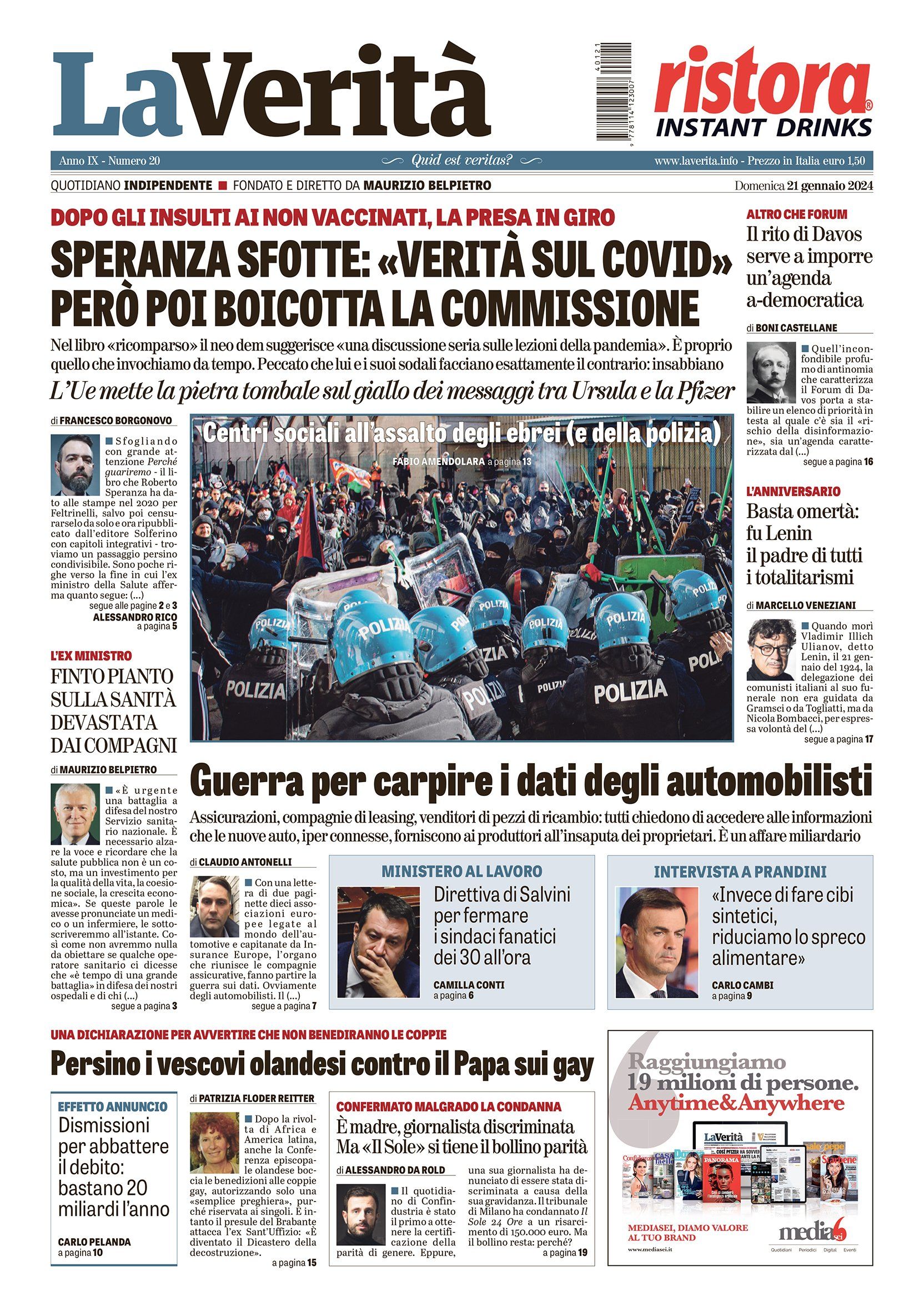 Oggi in edicola