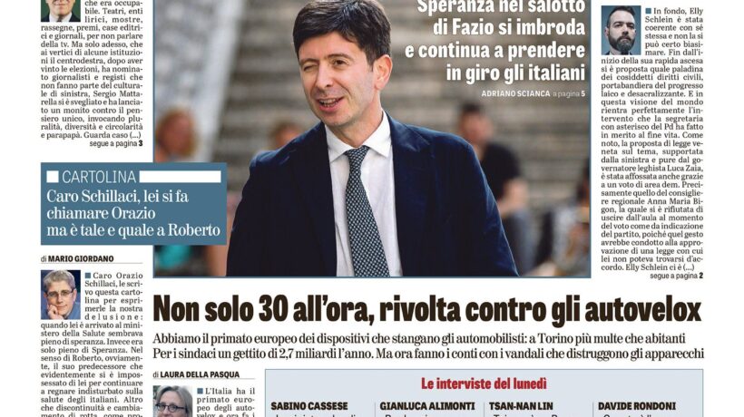 Oggi in edicola