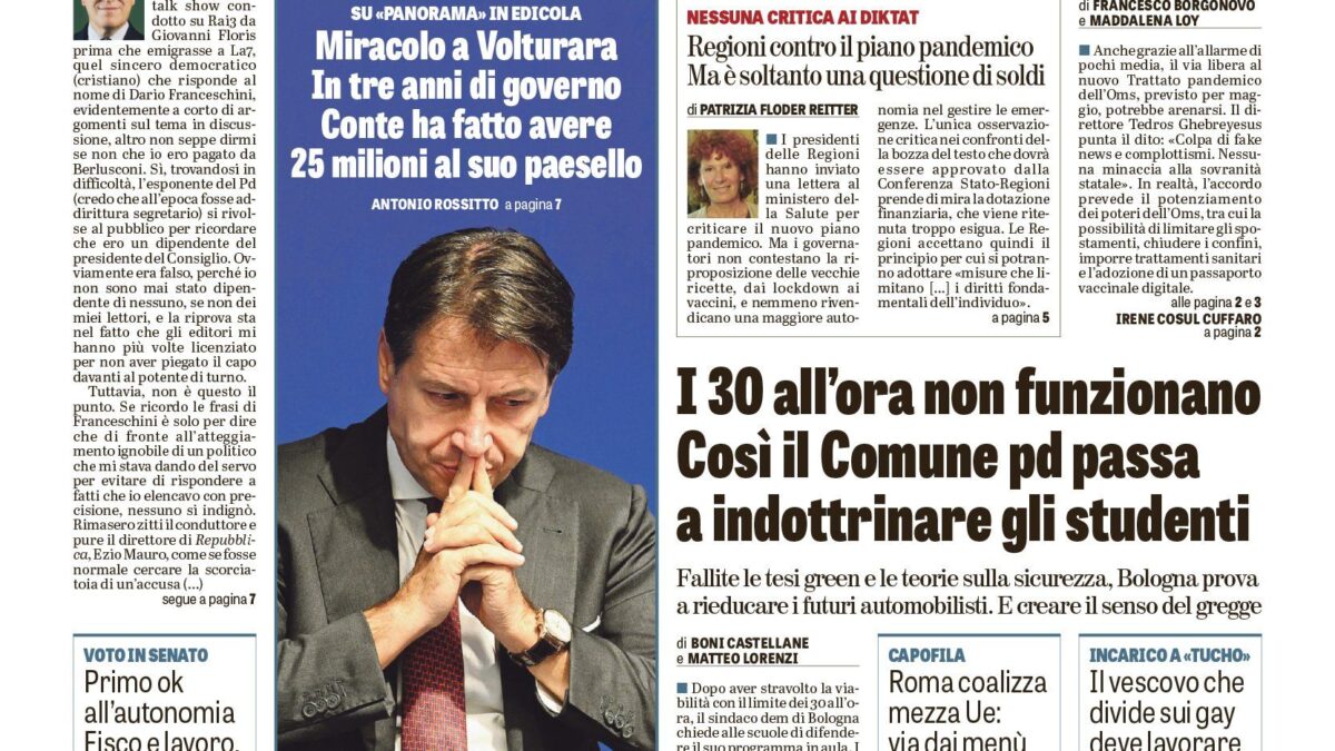 Oggi in edicola