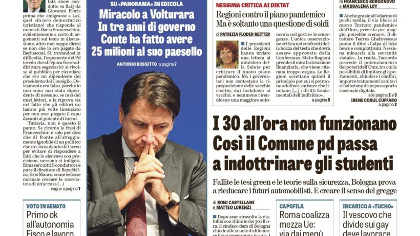 Oggi in edicola