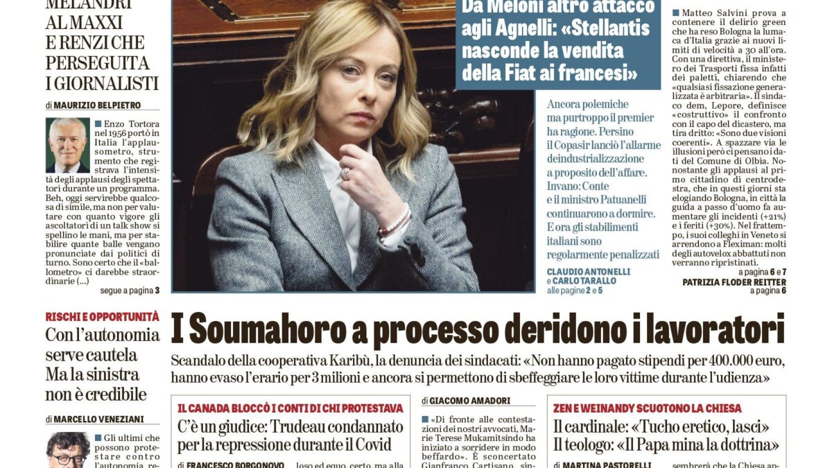 Oggi in edicola