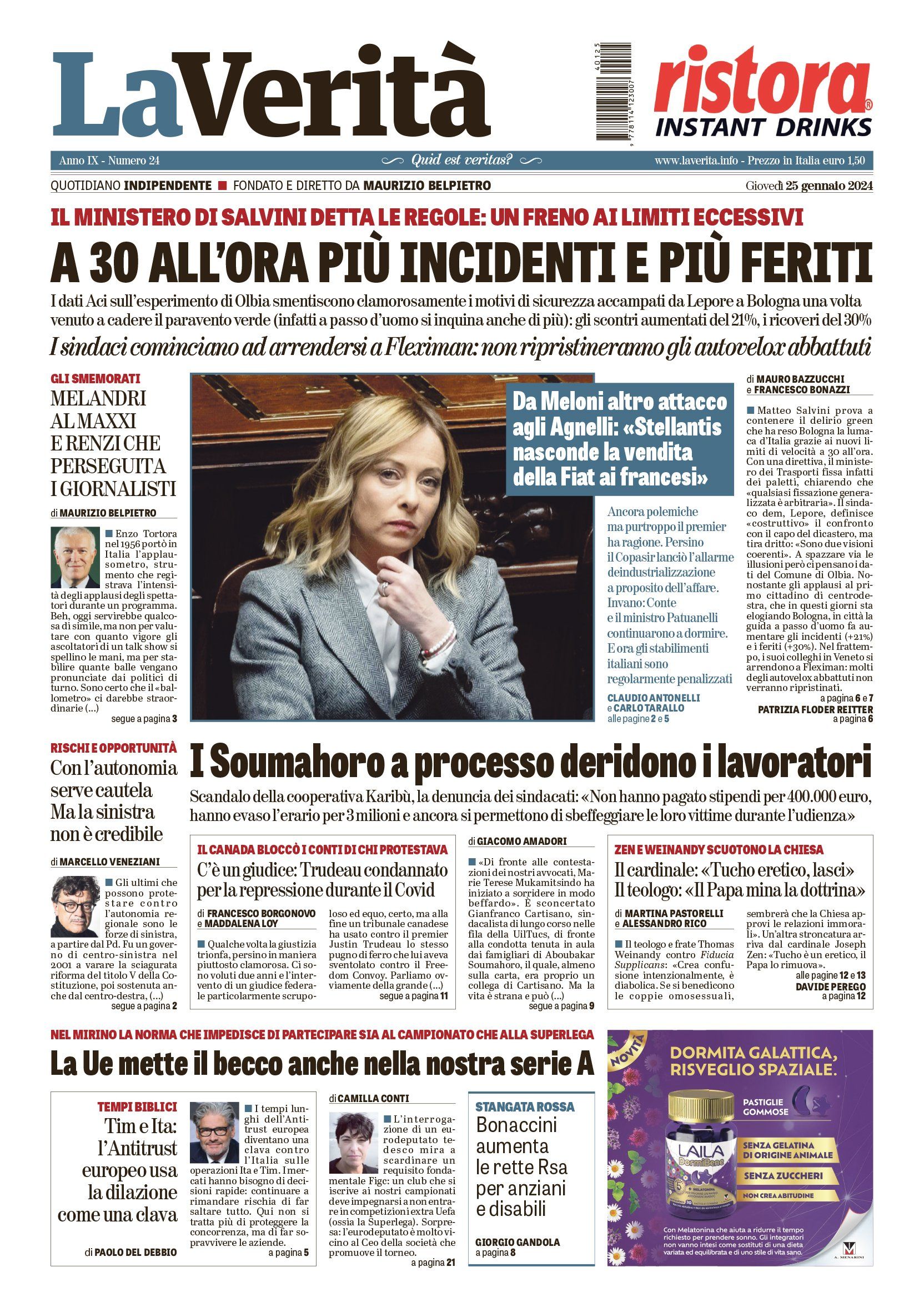 Oggi in edicola