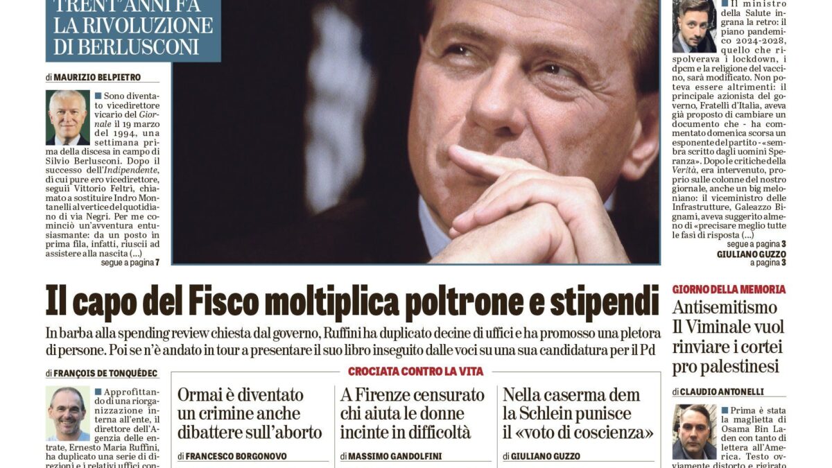 Oggi in edicola