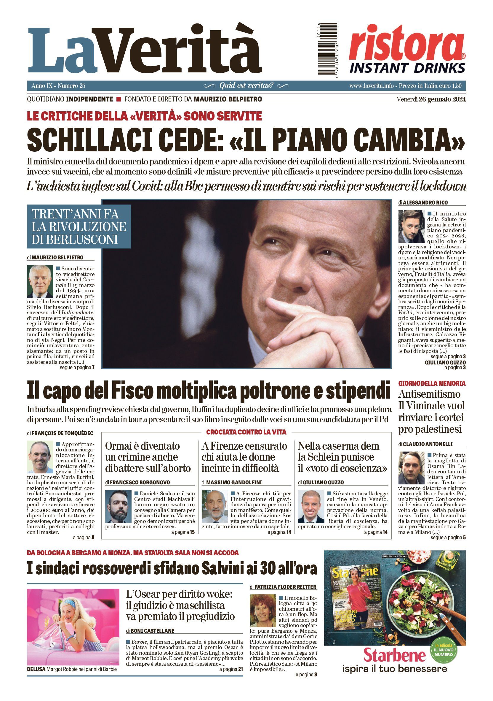 Oggi in edicola