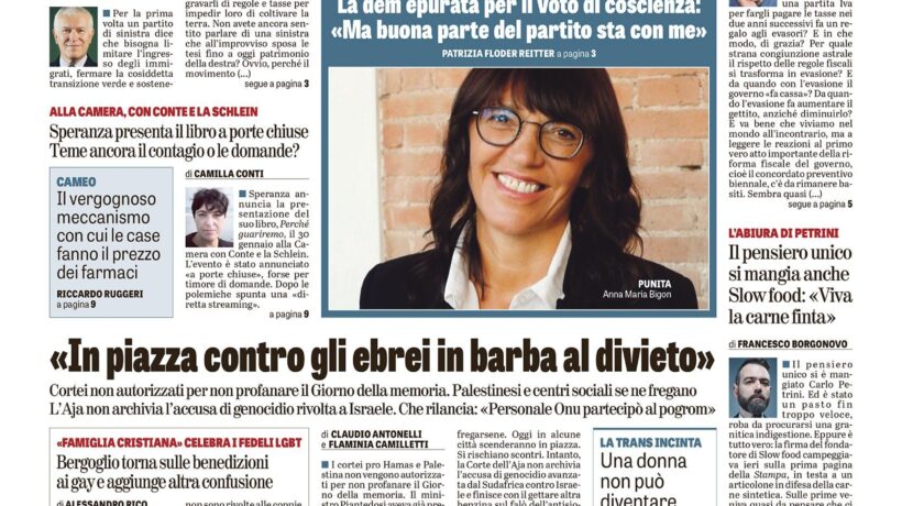Oggi in edicola