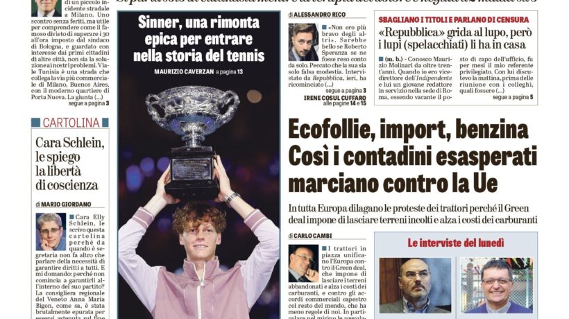 Oggi in edicola