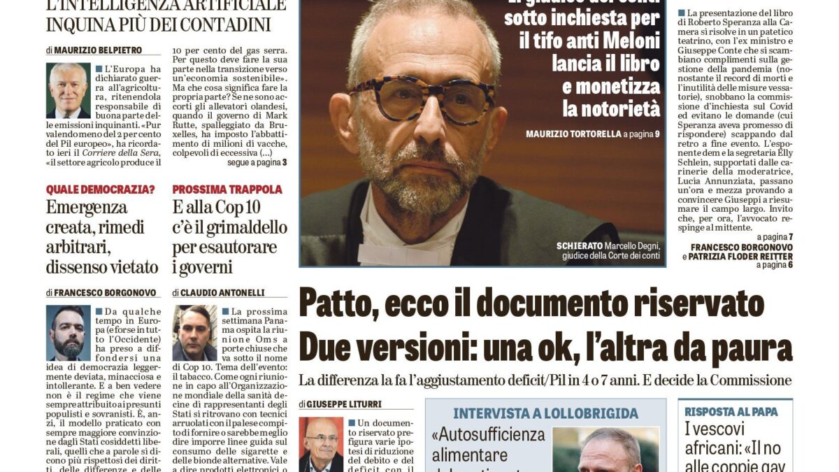 Oggi in edicola
