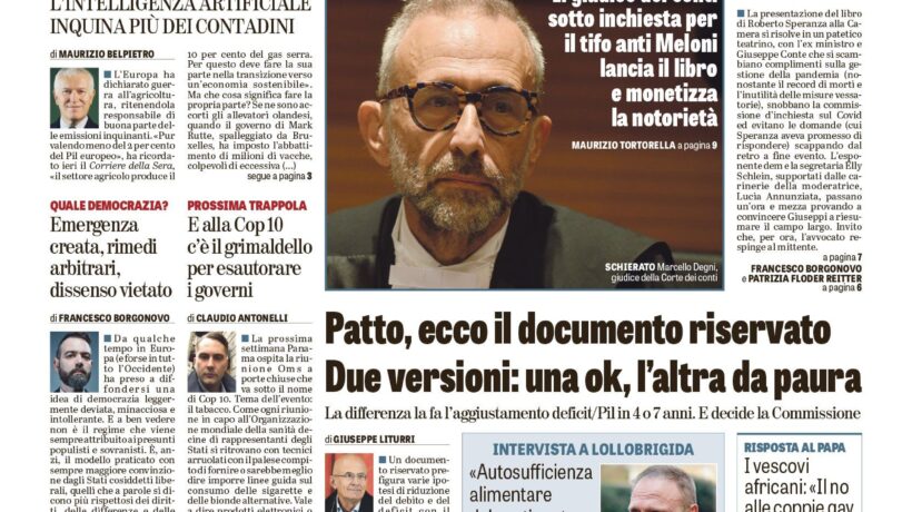Oggi in edicola