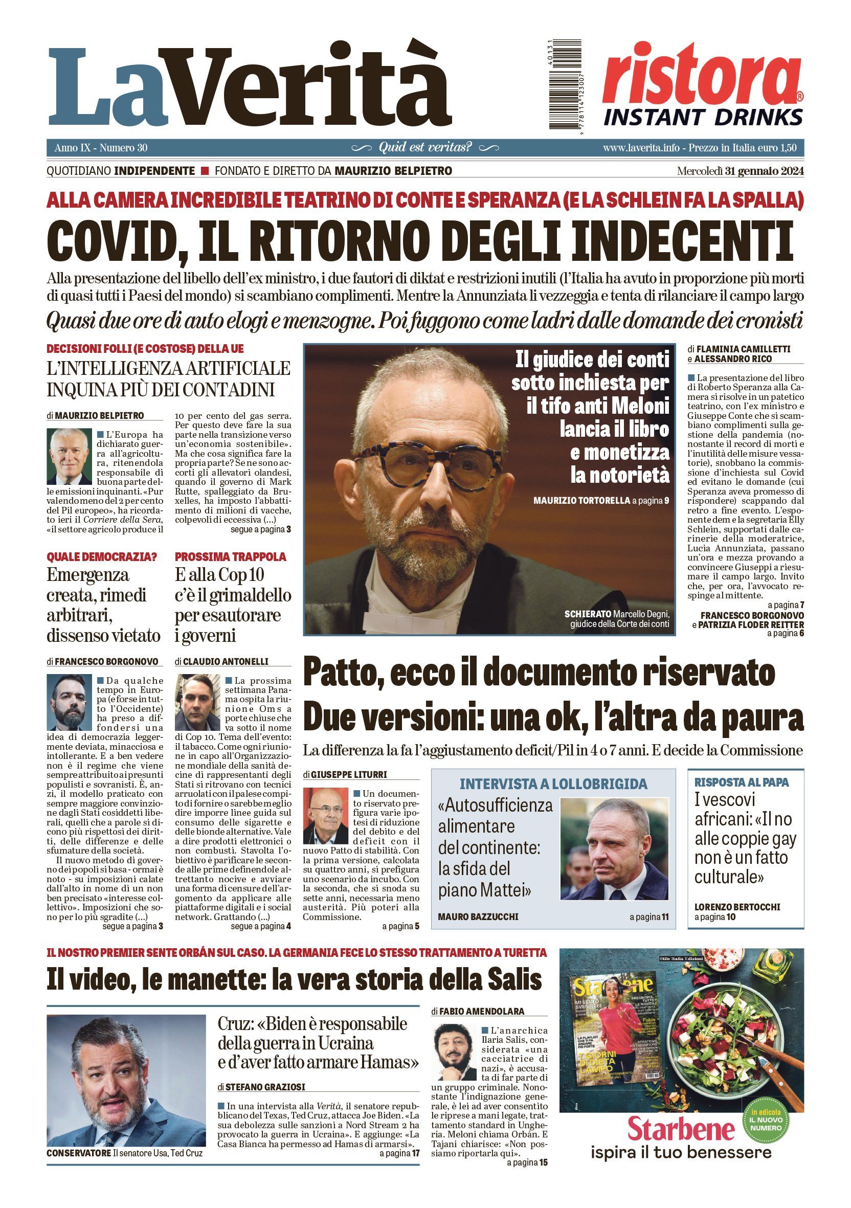 Oggi in edicola