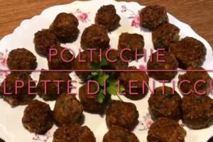 Cuciniamo insieme: le «polticchie» (polpette di lenticchie)