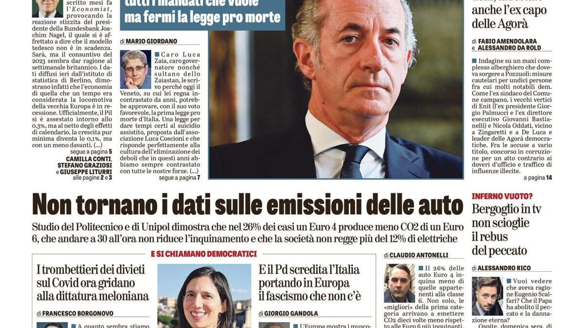 Oggi in edicola