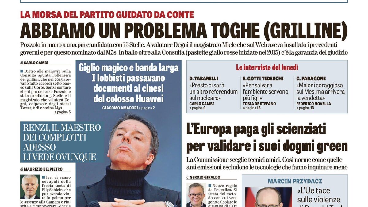 Oggi in edicola